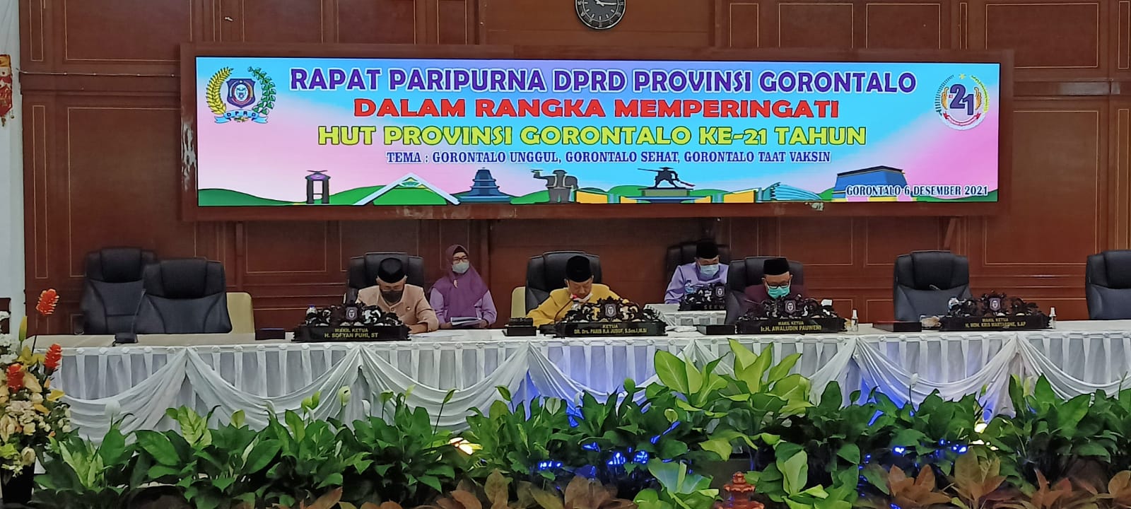 Paris Jusuf: HUT ke-21 Provinsi Gorontalo Momen Restropektif, Instropektif dan Prospektif