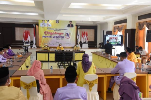 Pidato Terakhir Rusli Habibie di HUT 21 Provinsi Gorontalo
