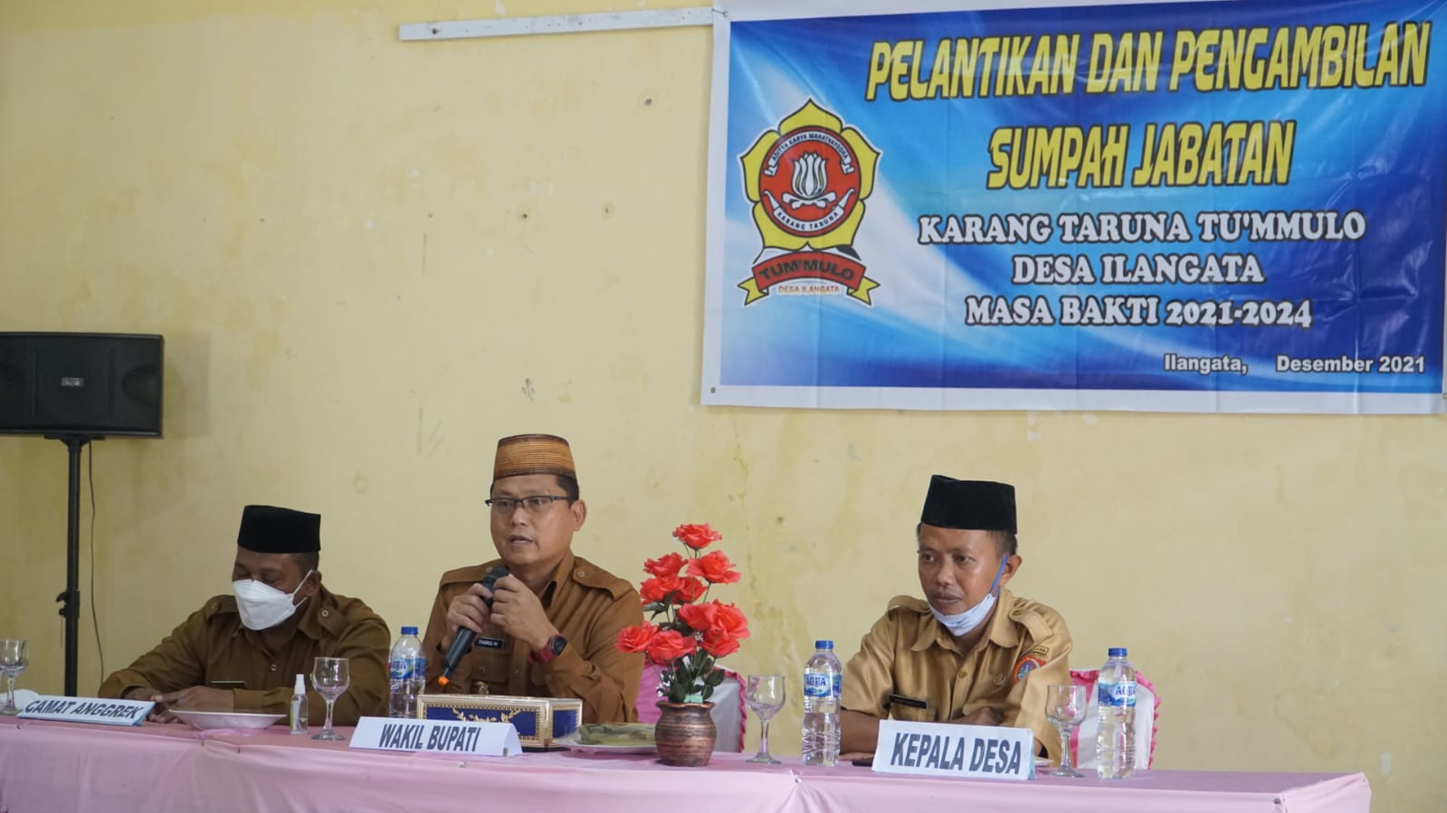 Resmi Dilantik, Karang Taruna Tu’mmulo diminta Kembangkan Potensi