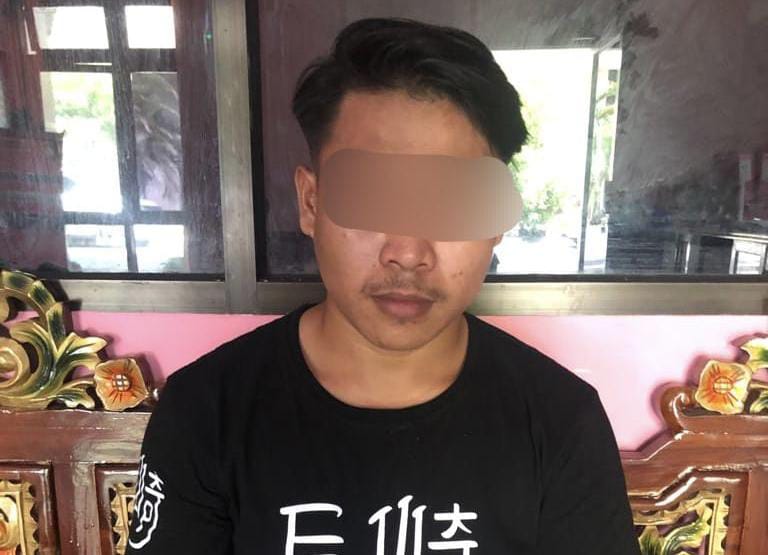 Pemuda Asal Kota Gorontalo diduga Pencuri Handpohone Diamankan Polisi