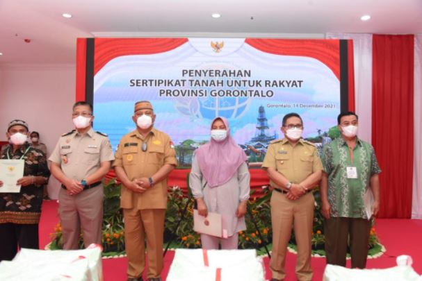 Masyarakat Gorontalo Sangat Terbantu dengan Program PTSL