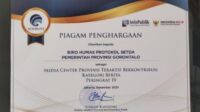 Media Center Provinsi Gorontalo kembali Torehkan Prestasi Nasional