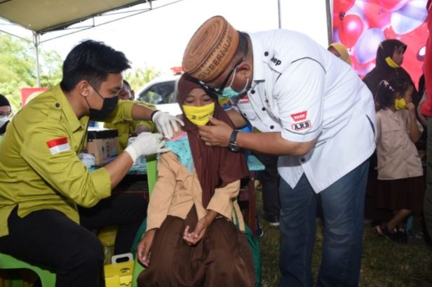 Anak Usia 6 – 11 Tahun di Boalemo mulai Divaksin