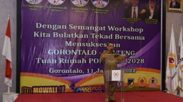 Pencalonan Gorontalo – Sulteng jadi Tuan Rumah PON 2028 terus Dimaksimalkan