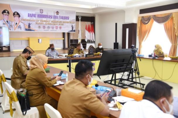 Idris Rahim Pimpin Rapat Koordinasi dan Evaluasi Serapan Anggaran
