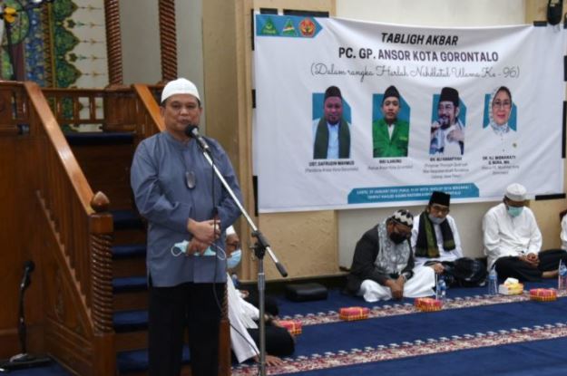 Hari Lahir NU ke – 96, GP Ansor Kota Gorontalo gelar Tablig Akbar