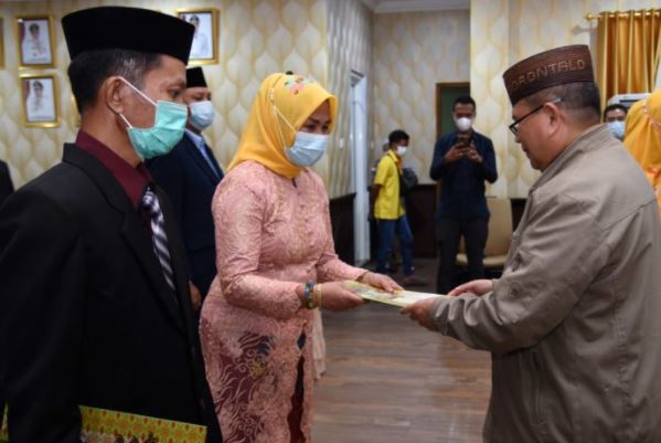Kepala SMA, SMK dan SLB di Gorontalo Resmi dilantik