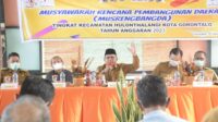 Wali Kota Gorontalo ingatkan Musrenbangda Kecamatan Buka Hanya Formalitas