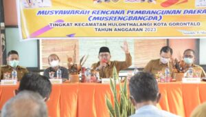Wali Kota Gorontalo ingatkan Musrenbangda Kecamatan Buka Hanya Formalitas