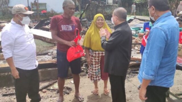 Korban Kebakaran di Gentuma terima Bantuan