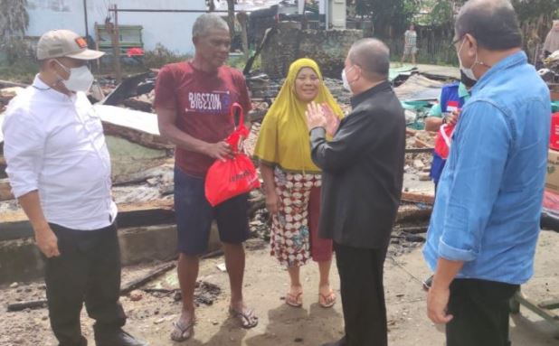 Korban Kebakaran di Gentuma terima Bantuan