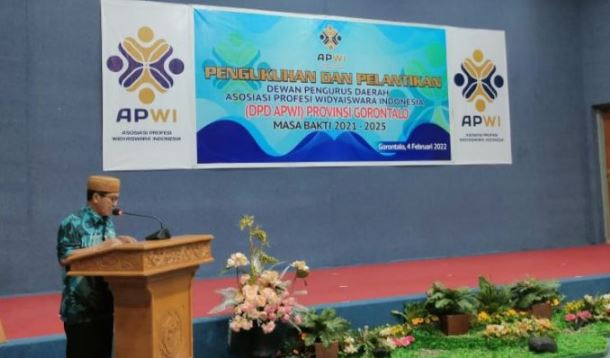 Pengurus APWI Gorontalo Resmi Dilantik