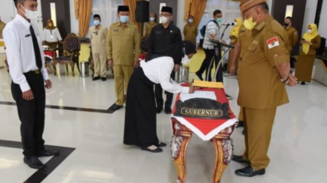 Gubernur Gorontalo Lantik 153 P3K Formasi Guru