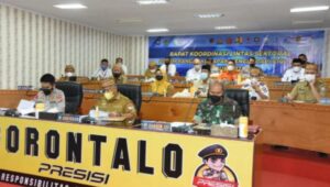 Jelang Idul Fitri, Forkopimda Gorontalo Gelar Rapat Koordinasi Lintas Sektoral
