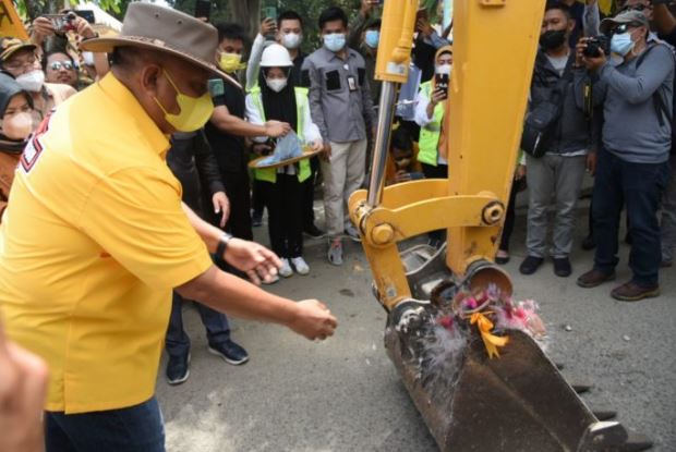 Rekonstruksi Jalan Eks Andalas Mulai Dikerjakan