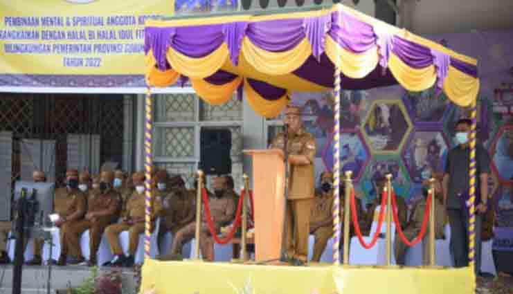 Apel Pasca Lebaran Idul Fitri, Rusli Habibie Sampaikan Salam Perpisahan