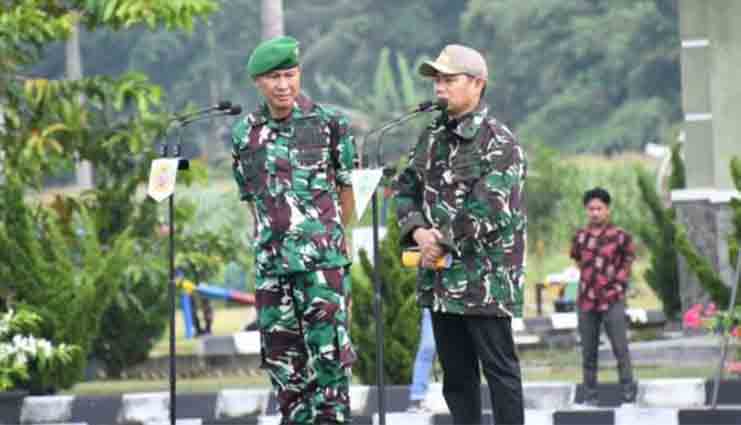 Dikukuhkan jadi Warga Kehormatan Korem 133 NWB, Pj Gubernur Sampaikan Terimakasih