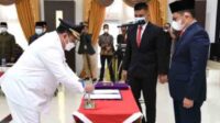 Hendriwan Resmi dilantik Sebagai Penjabat Bupati Boalemo