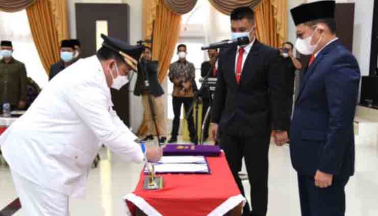 Hendriwan Resmi dilantik Sebagai Penjabat Bupati Boalemo