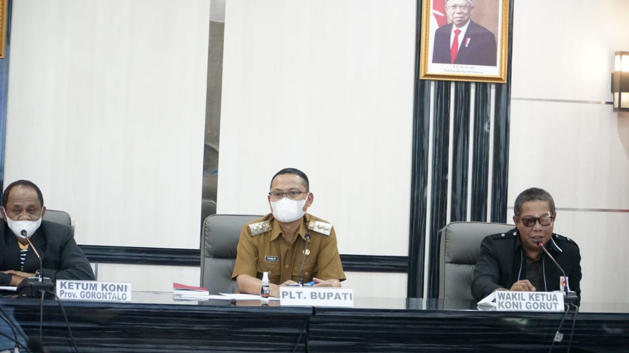 Plt KONI Gorontalo Utara yang Baru diharapkan Bisa Jalankan Tugas dengan Baik