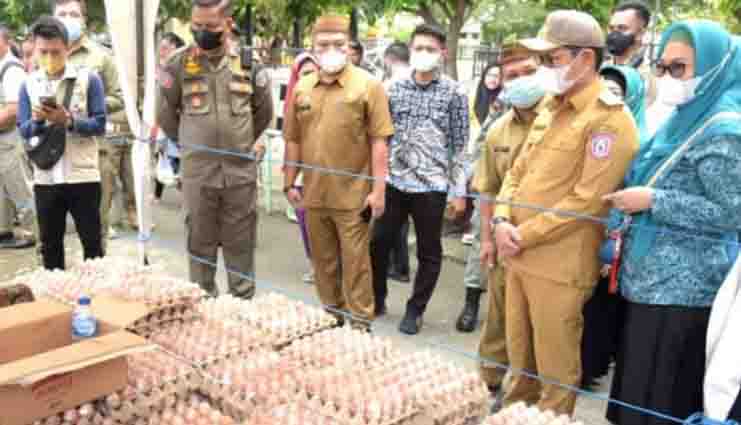 Pasar Murah di Kecamatan Telaga dipadati Warga