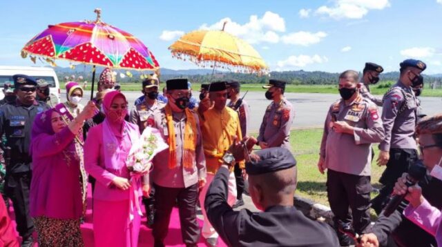 Pj Gubernur Gorontalo Sambut Kedatangan Kapolda Baru