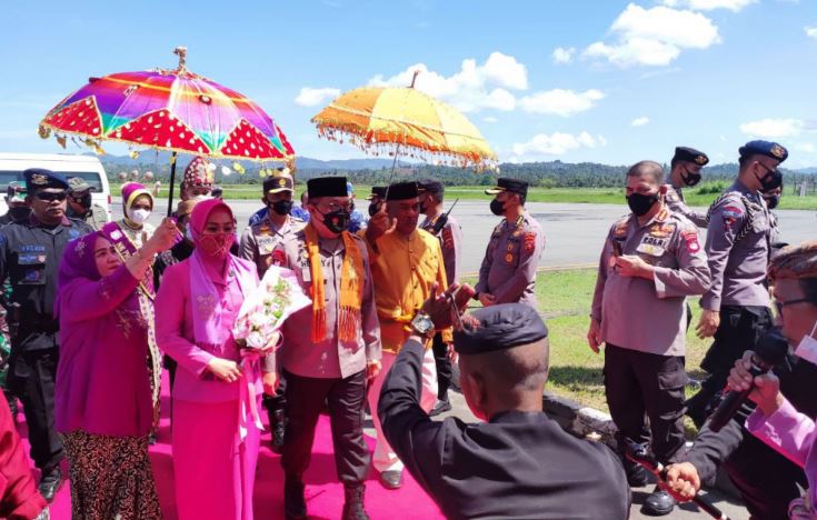Pj Gubernur Gorontalo Sambut Kedatangan Kapolda Baru