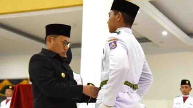 Anggota Paskibraka Gorontalo Tahun 2022 Dikukuhkan