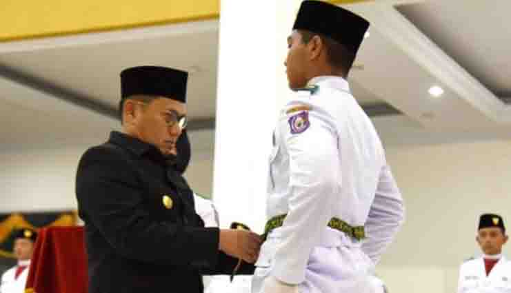 Anggota Paskibraka Gorontalo Tahun 2022 Dikukuhkan