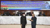 Penjabat Gubernur Gorontalo Sampaikan Rancangan KUA-PPAS APBD 2023