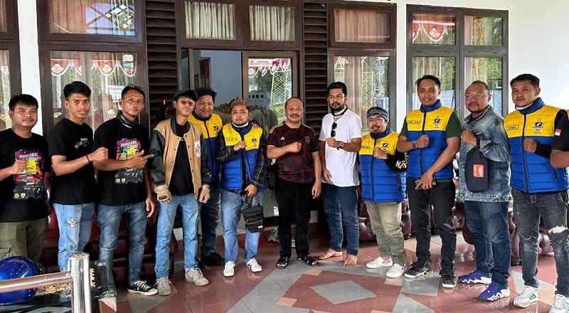 Penjabat Bupati Boalemo Apresiasi Touring Warga Warkop Amal ke Pohuwato