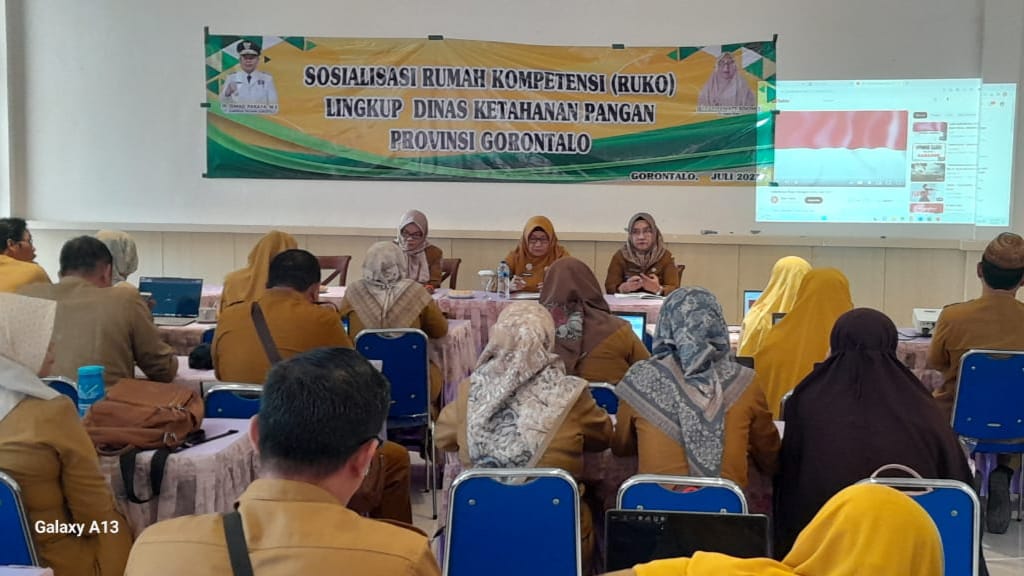 Seluruh Pejabat DKP Gorontalo Ikuti Sosialiasi Rumah Kompetensi
