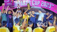 Unik, Trofi Kejuaraan Sepak Bola U-17 se-Kabgor Mirip Piala Dunia
