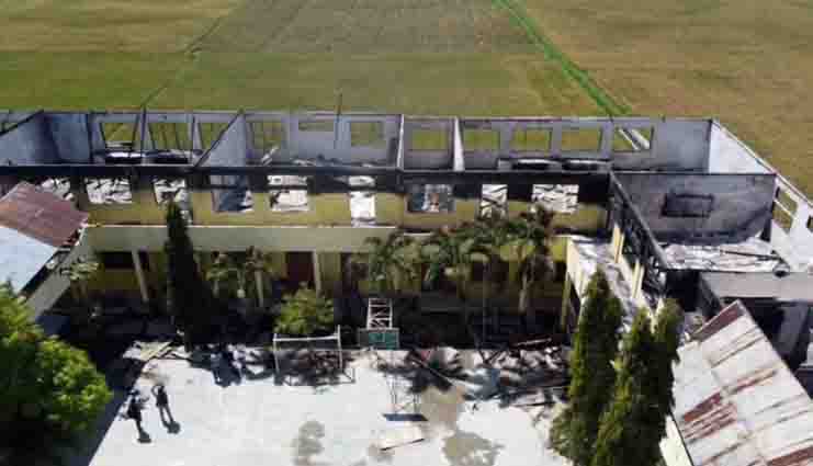 Dinas DIKBUD Gorontalo mulai Pulihkan Fasilitas SMA 4 Kota Gorontalo Pasca Kebakaran