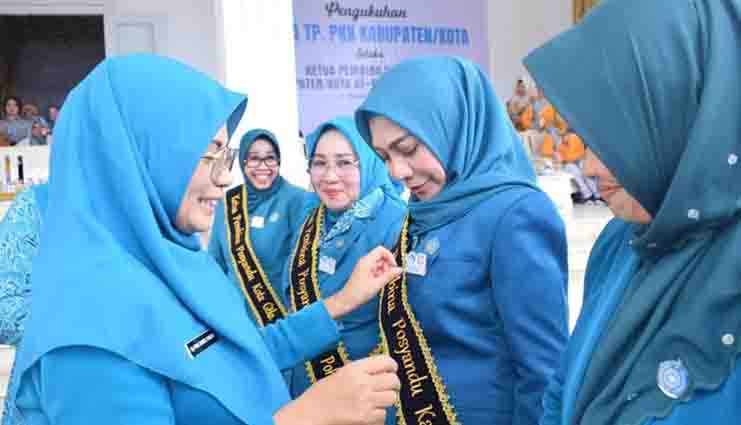 Fory Naway Resmi Jadi Pembina Posyandu Kabupaten Gorontalo