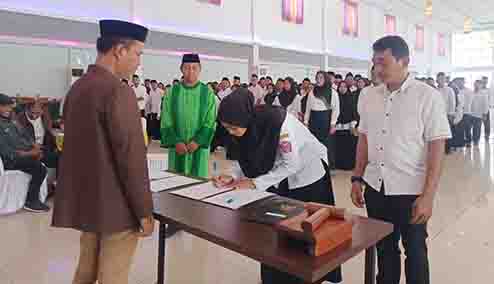 312 Anggota PPS di Pohuwato Resmi dilantik