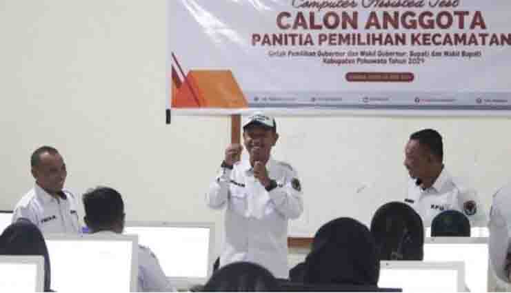 KPU Pohuwato Gelar Ujian Tertulis Calon Anggota PPK