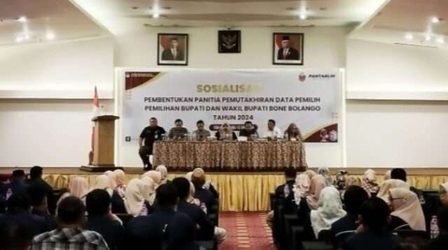 KPU Bone Bolango Sosialisasikan Pembentukan Pantarlih kepada PPS
