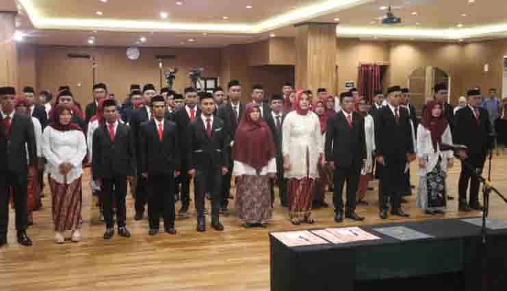 55 Anggota PPK di Gorontalo Utara Resmi Dilantik