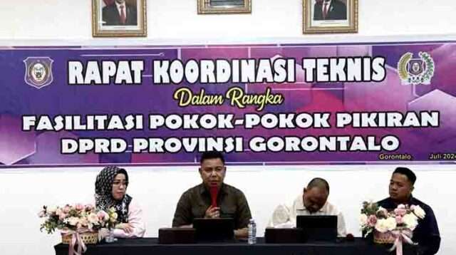 Gelar Rakor Teknis, Sekretariat DPRD Provinsi Gorontalo Bahas Pokir Anggota
