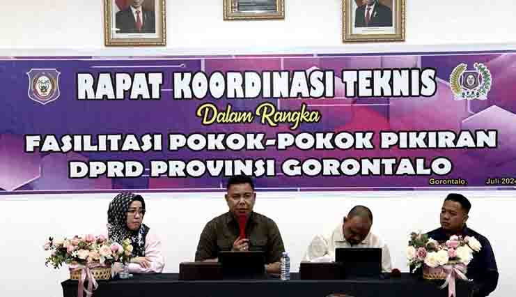 Gelar Rakor Teknis, Sekretariat DPRD Provinsi Gorontalo Bahas Pokir Anggota