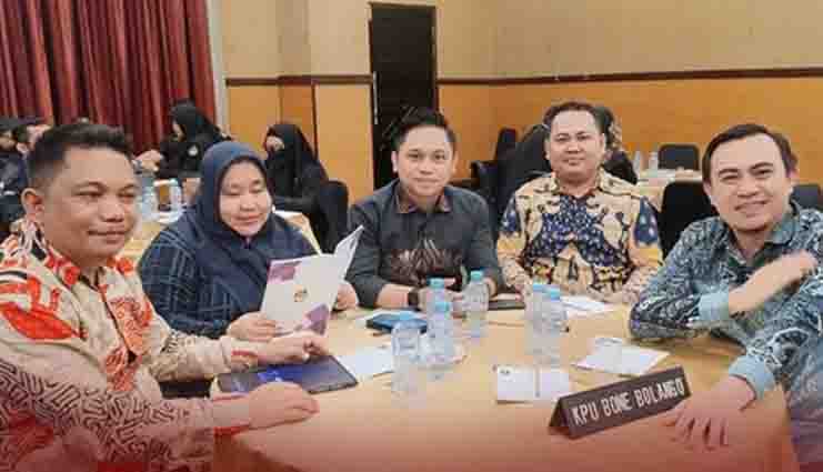 KPU Bone Bolango ikut Bimtek Tahapan Pencalonan Kepala Daerah Tahun 2024