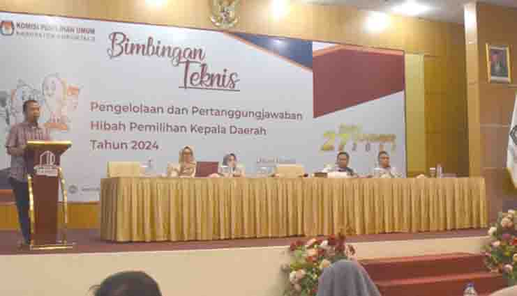 KPU Kabupaten Gorontalo gelar Bimtek Pengelolaan Hibah Pilkada 2024