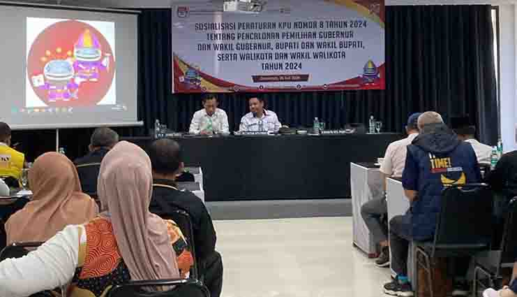 KPU Provinsi Gorontalo Sosialisasikan PKPU 8 Tahun 2024