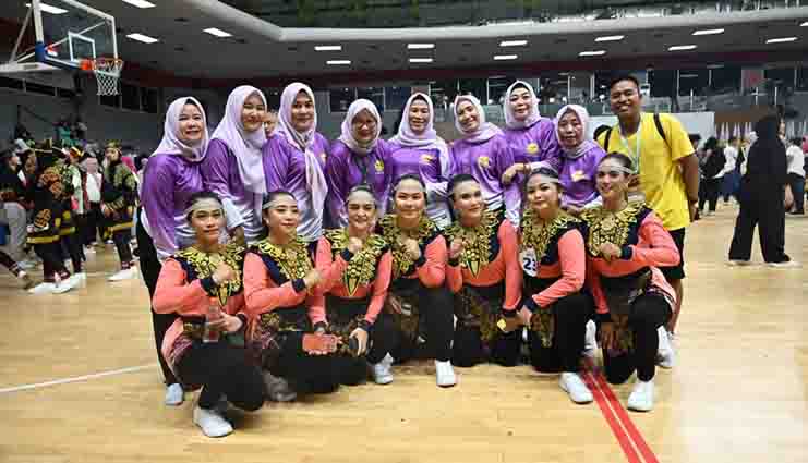 Tim Senam Kreasi Gorontalo Ramaikan Piala Ibu Negara 2024