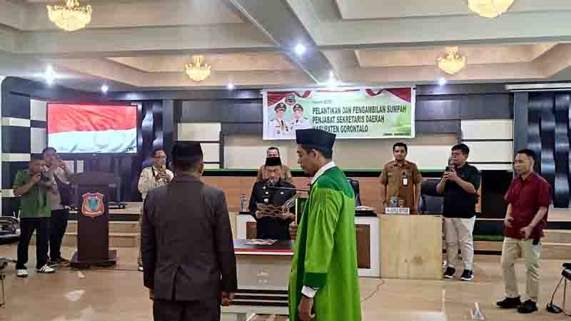 Haris Tome Jadi Penjabat Sekretaris Daerah Kabupaten Gorontalo