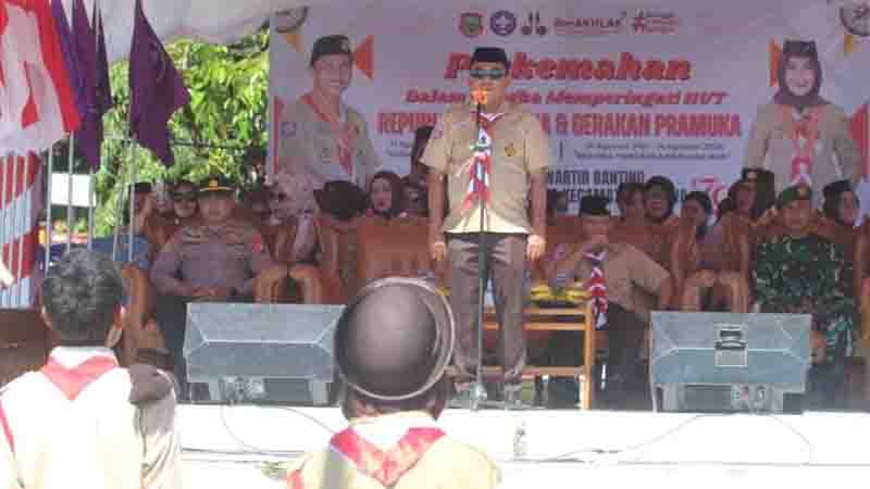 Haris Tome Sebut Pramuka Ajang Bentuk Jiwa Kepemimpinan