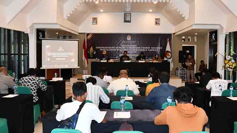 KPU Boalemo Sosialisasikan Tahapan Pencalonan Pilkada Serentak 2024