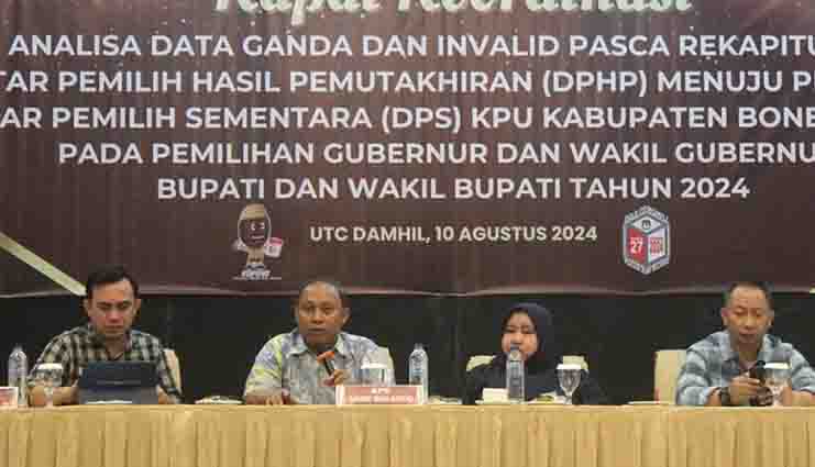 KPU Bone Bolango Gelar Rapat Koordinasi Persiapan DPS