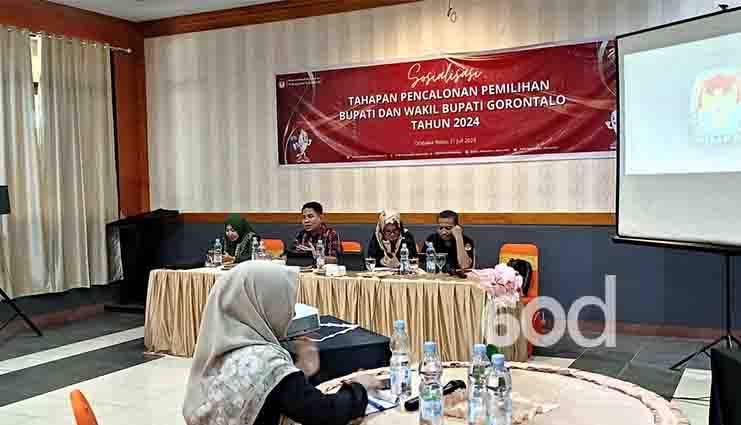 KPU Kabupaten Gorontalo Sosialisasikan PKPU No.8 Tahun 2024